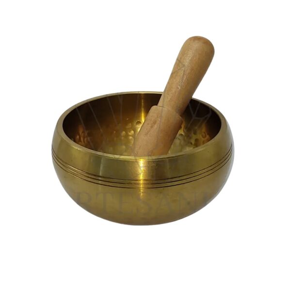 Cuenco Tibetano de Bronce 12 cm con Baqueta
