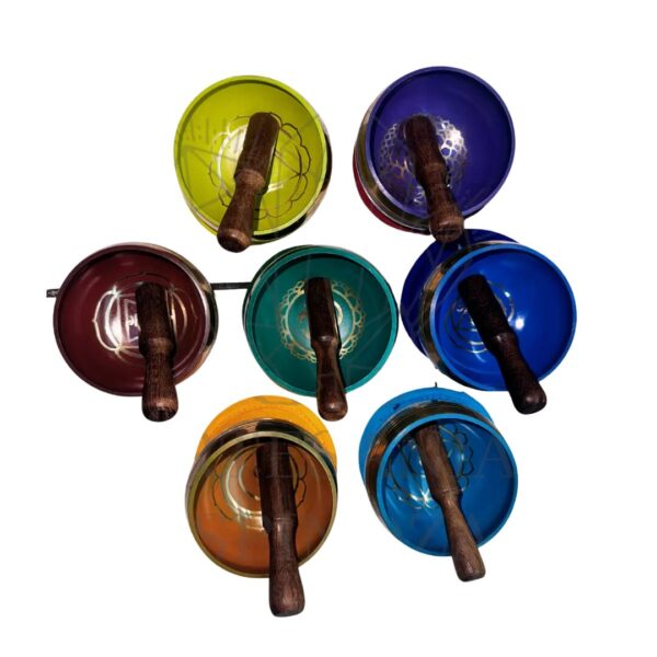 Set Cuencos Tibetanos de los 7 Chakras (Premium) - Imagen 2