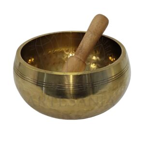 Cuenco Tibetano de Bronce 15 cm con Baqueta