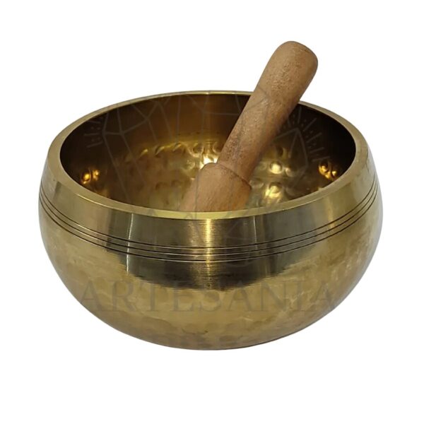 Cuenco Tibetano de Bronce 15 cm con Baqueta