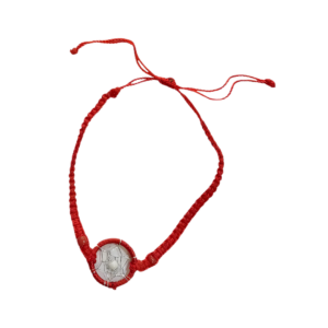 Pulsera Roja Tejida con Atrapasueños
